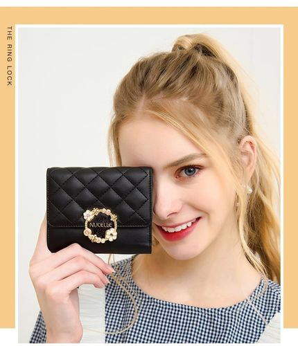 Nucelle elegancki niebieski portfel na Arena.pl