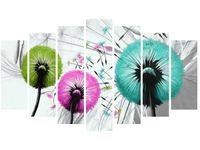 80CM 140CM OBRAZ 7 ELEM KOLOROWE DMUCHAWCE ŚCIENNY