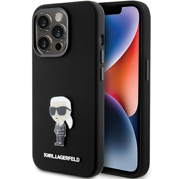 Etui Karl Lagerfeld do iPhone 15 Pro, Czarny zdjęcie 1