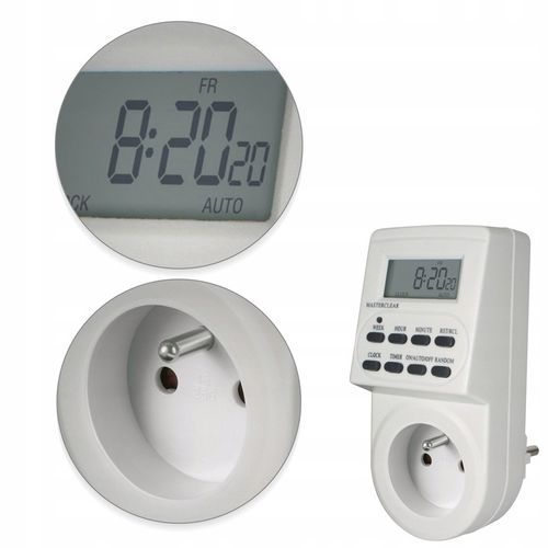 Programator Czasowy Elektroniczny Wyświetlacz 230V/16A Certyfikat CE na Arena.pl