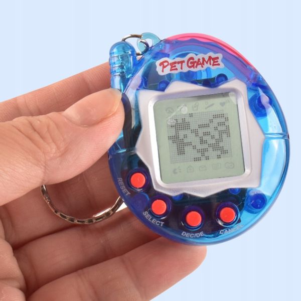 TAMAGOTCHI gra dla dzieci ELEKTRONICZNA Tamagoczi ZWIERZĄTKO Niebieskie zdjęcie 3