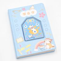 Notes pamiętnik w błyszczącej oprawie 112 k. niebieski