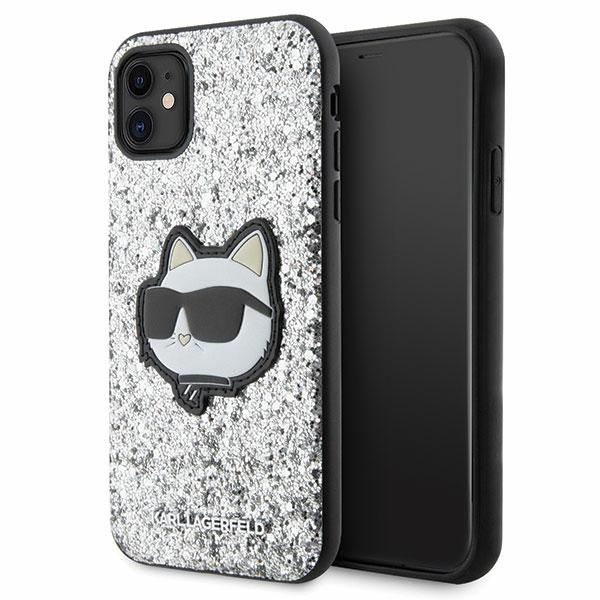 Etui Karl Lagerfeld do iPhone 11, iPhone XR, Srebrny zdjęcie 1
