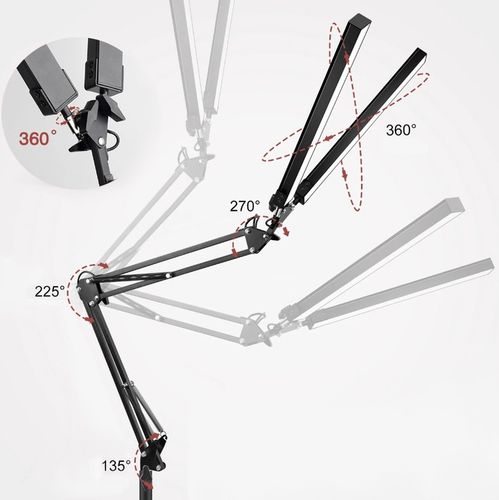 Lampka Biurkowa LED na Biurko Szkolna Lampa Kreślarska do Biura z na Arena.pl