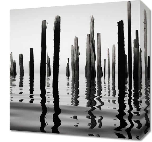 Obraz 40x40cm Refleksje Nad Wodą zdjęcie 1