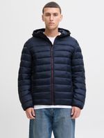 Jack&Jones męska kurtka puchowa JJEBRADLEY LIGHT PUFFER HOOD NOOS 12280970 SKY CAPTAIN L
