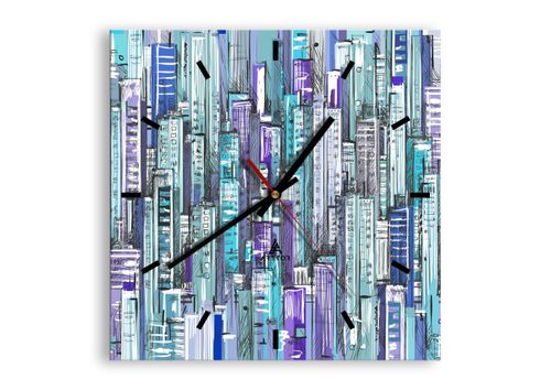 Zegar Ścienny - Drapacze Chmur - 30X30 Cm - C3Ac30X30-3857 na Arena.pl