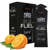 SIS ŻEL ENERGETYCZNY 6 sztuk x 60ml BETA FUEL ENERGY | ORANGE / Pomarańcza