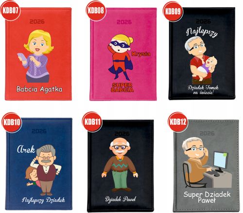 KALENDARZ A4 2026 DZIENNY terminarz z nadrukiem UV DLA NAUCZYCIELA na Arena.pl