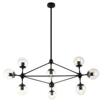 Industrialny żyrandol Bao Nero Fume OR80056 kule loft czarny