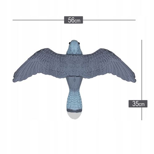 DUŻY ODSTRASZACZ PTAKÓW GOŁEBI SZPAKÓW SOKÓŁ W LOCIE + EFEKT na Arena.pl