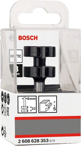 FREZ DO PROFILI 8*25*58MM - B 2608628353 zdjęcie 2
