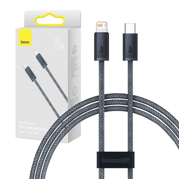Kabel USB-C do Lightning Baseus Dynamic Series, 20W, 2m (szary) zdjęcie 1