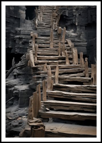 Plakat 68x98cm Schody do Nieznanego na Arena.pl