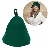 Czapka Do Sauny Filcowa Kapelusz Ochronna Porjun Campana Zielona