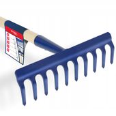 GRABIE METALOWE UTWARDZANE Z TRZONKIEM 10 ZĘBÓW