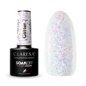 CLARESA Lakier hybrydowy GLITTER 2 - 5g