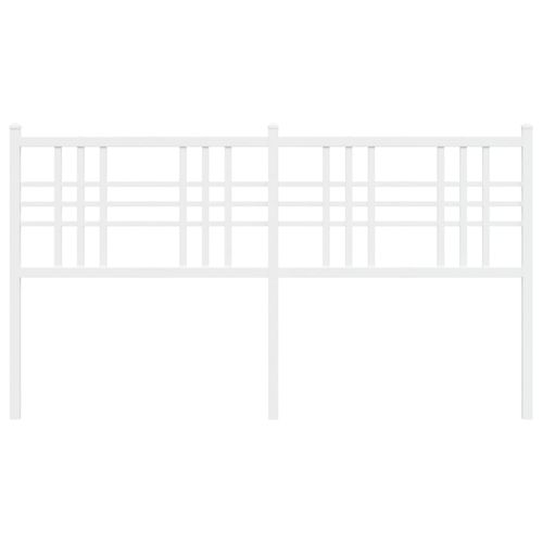 Metalowe wezgłowie, białe, 160 cm na Arena.pl