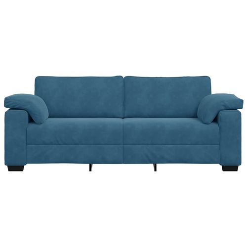 Sofa 3-osobowa, niebieska 178 cm, aksamit na Arena.pl