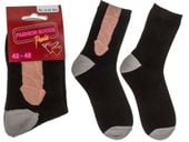 Skarpetki Penis Czarne – Sprzęt Tak Długi, Że Kończy Się W Skarpecie