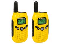 Radiotelefon PMR BF-T6 2W 2szt żółty BAOFENG