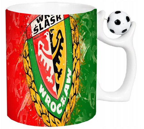 Kubek z piłką dla Fana WKS Śląsk Wrocław na Arena.pl