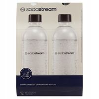 2x BUTLE BUTELKI SODASTREAM JET BUTELKA DO SATURATORA 1L DWUPAK DO ZMYWARKI