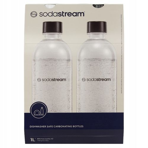 2x BUTLE BUTELKI SODASTREAM JET BUTELKA DO SATURATORA 1L DWUPAK DO ZMYWARKI na Arena.pl