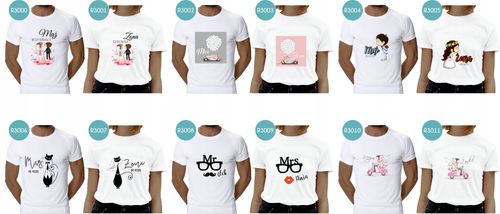 Koszulki dla PAR prezent dla zakochanych mąż żona na Arena.pl