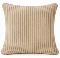 Zestaw 2x Poszewka dekoracyjna Jasiek sztruks toczona 40x40 jasny brąz