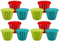 Foremki do galaretek i deserów komplet pojemników 12 szt kolorowe pojemniki