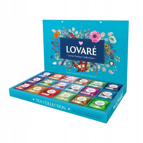 Zestaw Herbat Lovare WINTER GREAT PARTEA idealny prezent 18 smaków 90 tor. na Arena.pl