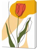 Obraz 50x70cm Przerysowany Tulipan