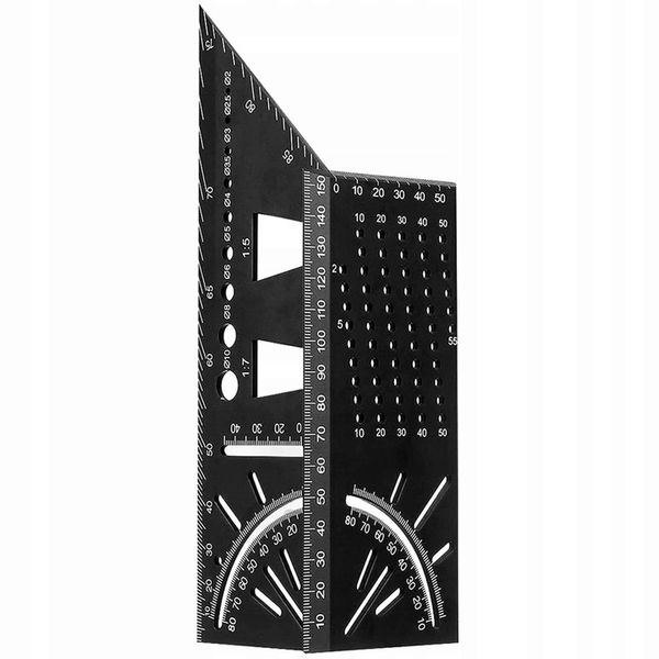 KĄTOWNIK JAPOŃSKI ALUMINIOWY STOLARSKI 3D PRZYMIAR zdjęcie 2