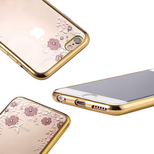Back Case FLOWER Sam N975 SAMSUNG Note 10 Plus złoty na Arena.pl