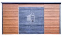 Schowek - Domek Ogrodowy 4x2,5m Brama Dwuskrzydłowa Drewnopodobny  ID610