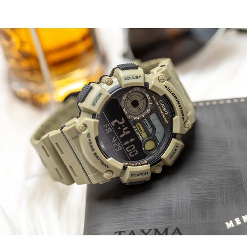 ZEGAREK MĘSKI CASIO Digital Moonphase WS-1500H-5B + BOX na Arena.pl