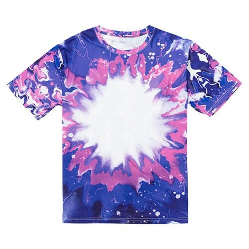 Koszulka Cotton-Like Bleached Bloom Blue do sublimacji S zdjęcie 1
