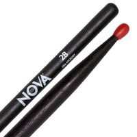 Pałki pałeczki perkusyjne Hikora Czarne Vic Firth Nova 2B Black Nylon