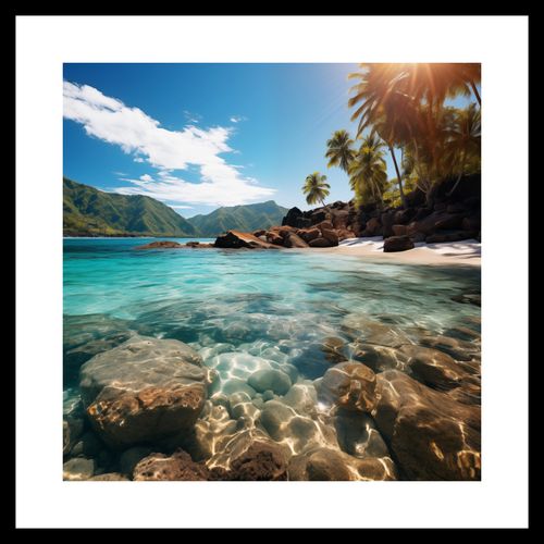 Plakat 40x40cm Odosobniony Raj na Arena.pl