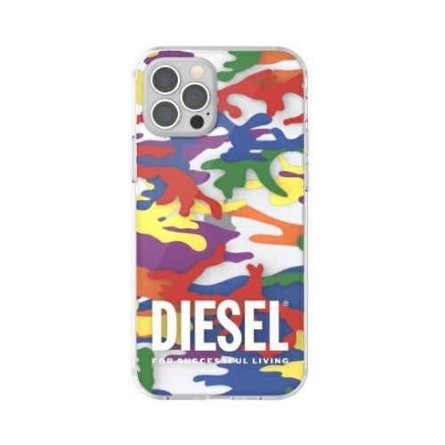 diesel clear case pride camo aopiphone 12 pro max multikolor/colorful na Arena.pl