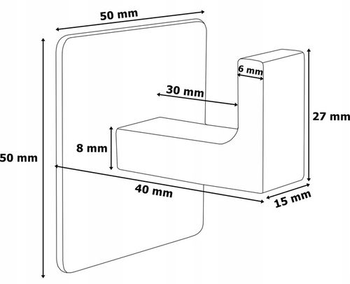 2x WIESZAK ŁAZIENKOWY KUCHENNY NA RĘCZNIKI CZARNY LOFT PRZYKLEJANY NA KLEJ na Arena.pl
