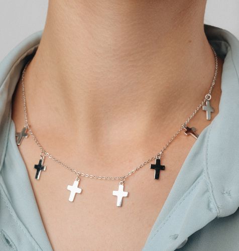 Naszyjnik srebrny "Saint-2" na Arena.pl