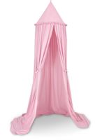 Baldachim wiszący bawełniany do pokoju dziecięcego - różowy