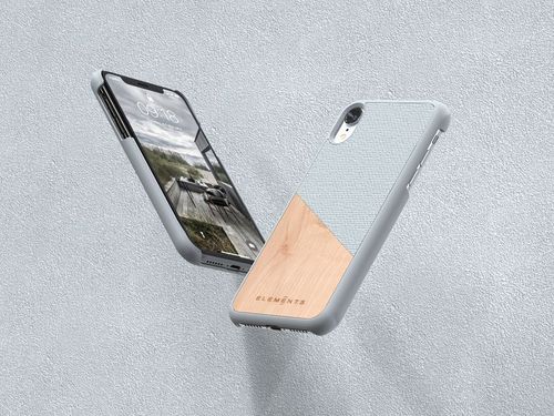 Drewniane etui iPhone XR (Light Grey) na Arena.pl