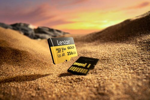Lexar microSDXC Gold 256GB UHS-II U3 V60 A1 R 280MB/s W 180MB/s na Arena.pl