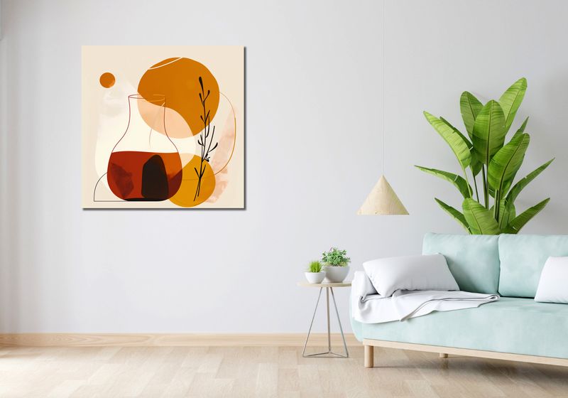 Obraz 90x90cm Esej o Barwach zdjęcie 2