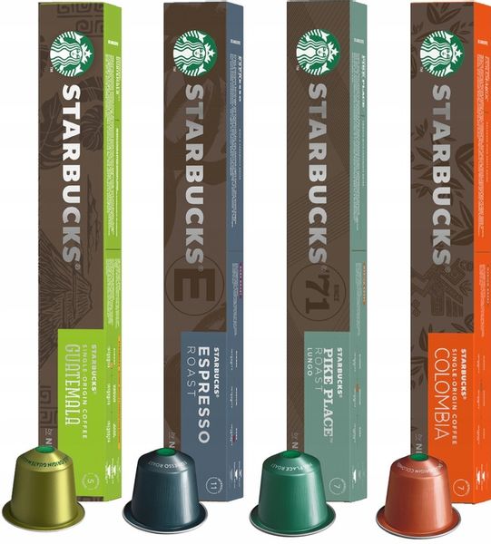 Kapsułki Nespresso Starbucks Zestaw 4x10 Mix zdjęcie 1