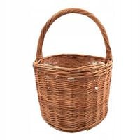 Kosz Wiklinowy Szeroki. Kosz z Wikliny Ręcznie Robiony