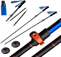 KIJE KIJKI TREKKINGOWE VIKING KETTERA PRO SKŁADANE 115-135